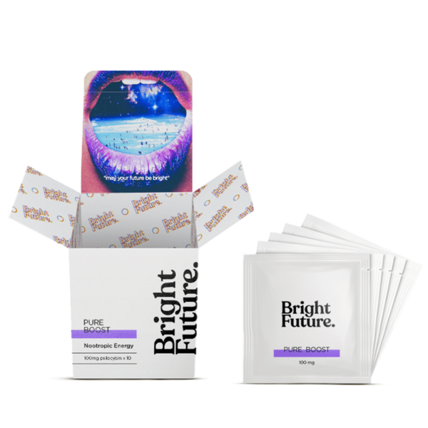 Bright Future – Nootropic Energy Drink – Pure Boost – 100mg | The Healing Co Canada